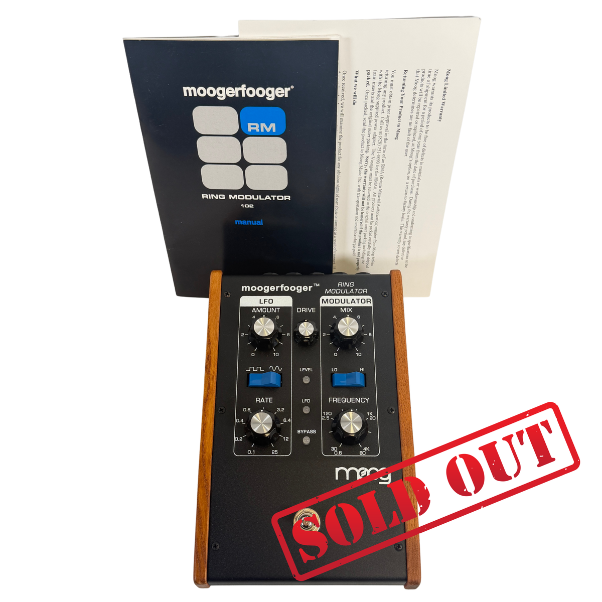 Moog 'Moogerfooger' MF-102 Ring Modulator Pedal - SN 10175 sold