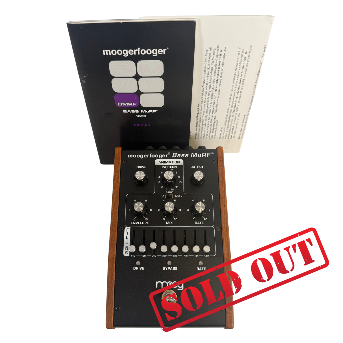 Moog 'Moogerfooger' MF-105B Bass MuRF Pedal - SN 1464 sold