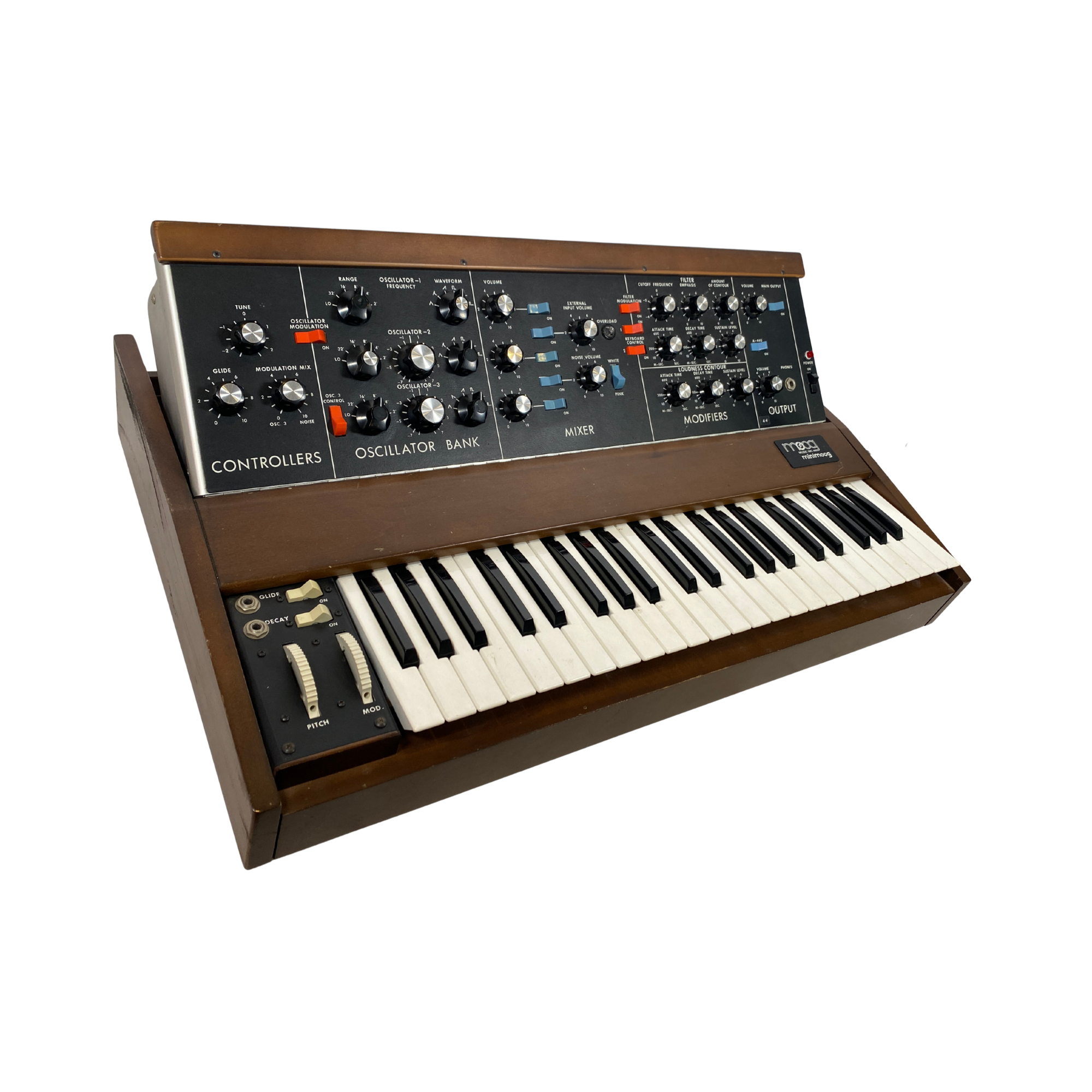 Moog Minimoog Model D - SN 10836 left side