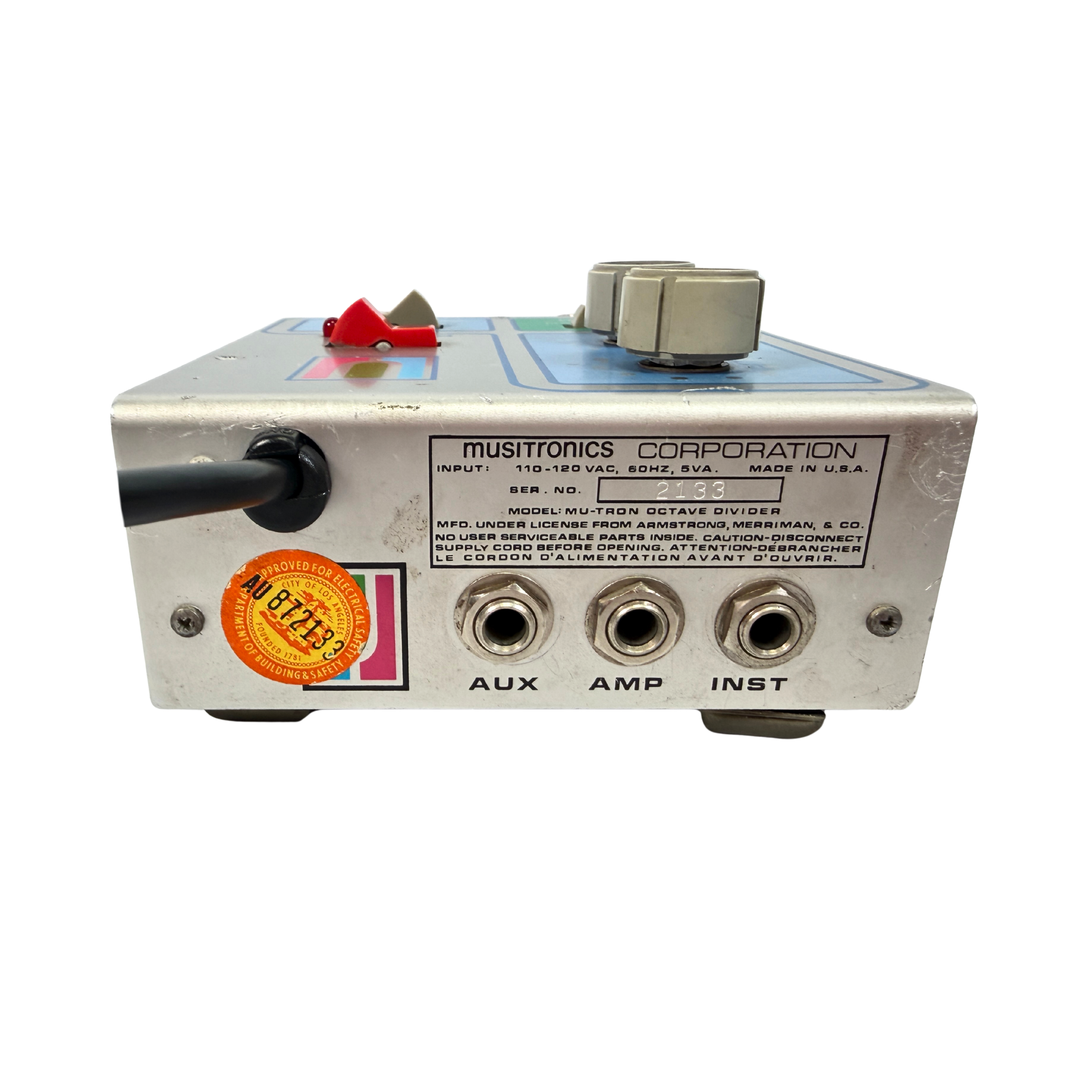 Musitronics Mu-Tron Octave Divider_5
