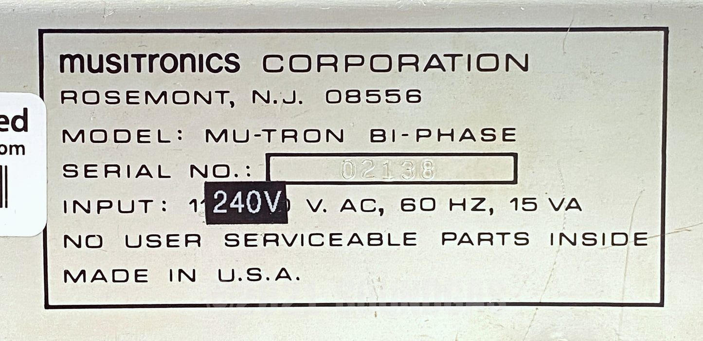 Musitronics Mu-Tron Bi-Phase