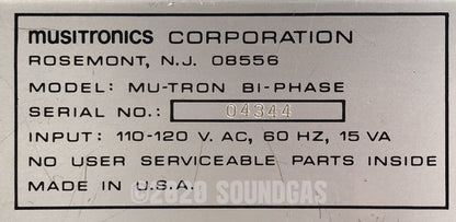 Musitronics Mu-Tron Bi-Phase