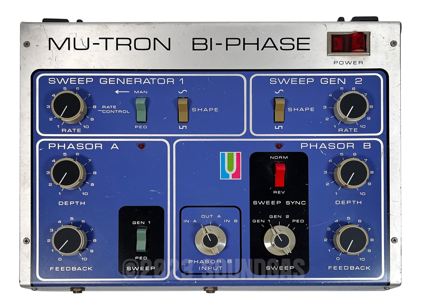 Musitronics Mu-Tron Bi-Phase + Custom Controller