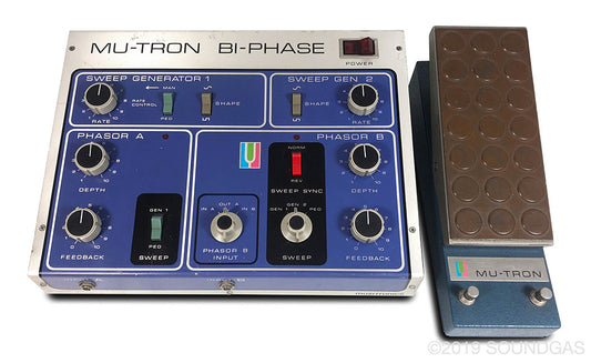 Musitronics Mu-Tron Bi-Phase &amp; C-100 Opti-Pot Pedal