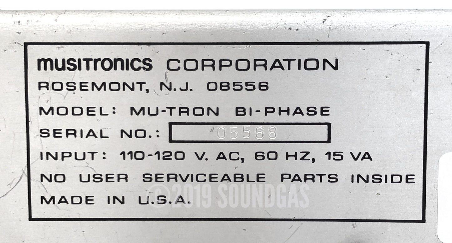 Musitronics Mu-Tron Bi-Phase &amp; C-100 Opti-Pot Pedal