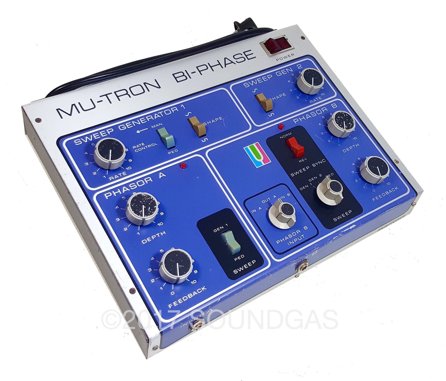 Musitronics Mu-Tron Bi-Phase with C-100 Opti-Pot Pedal