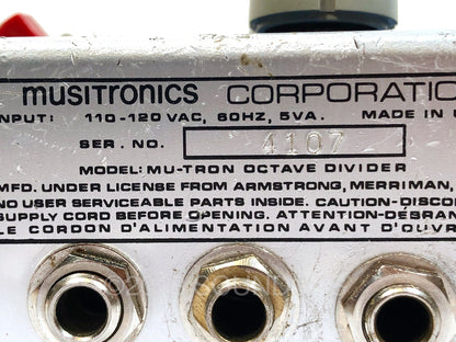 Musitronics Mu-Tron Octave Divider