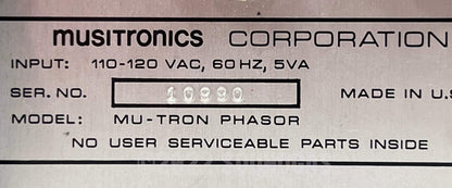 Musitronics Mu-Tron Phasor