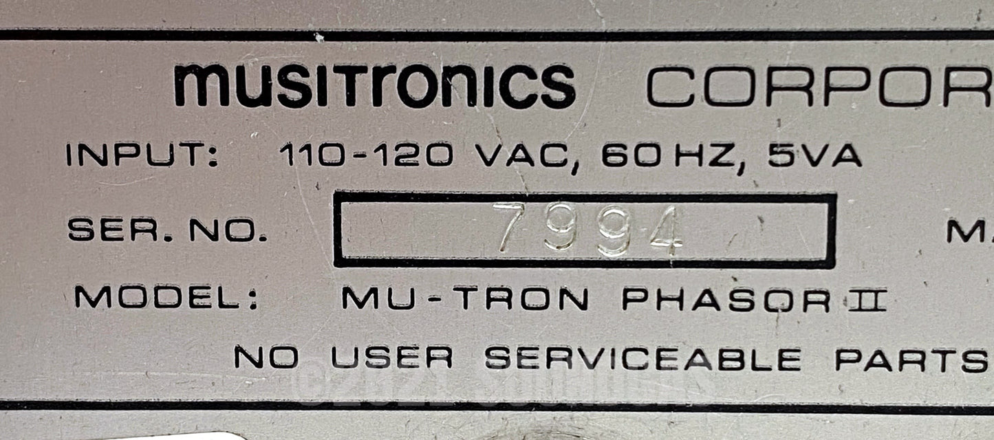 Musitronics Mu-Tron Phasor II