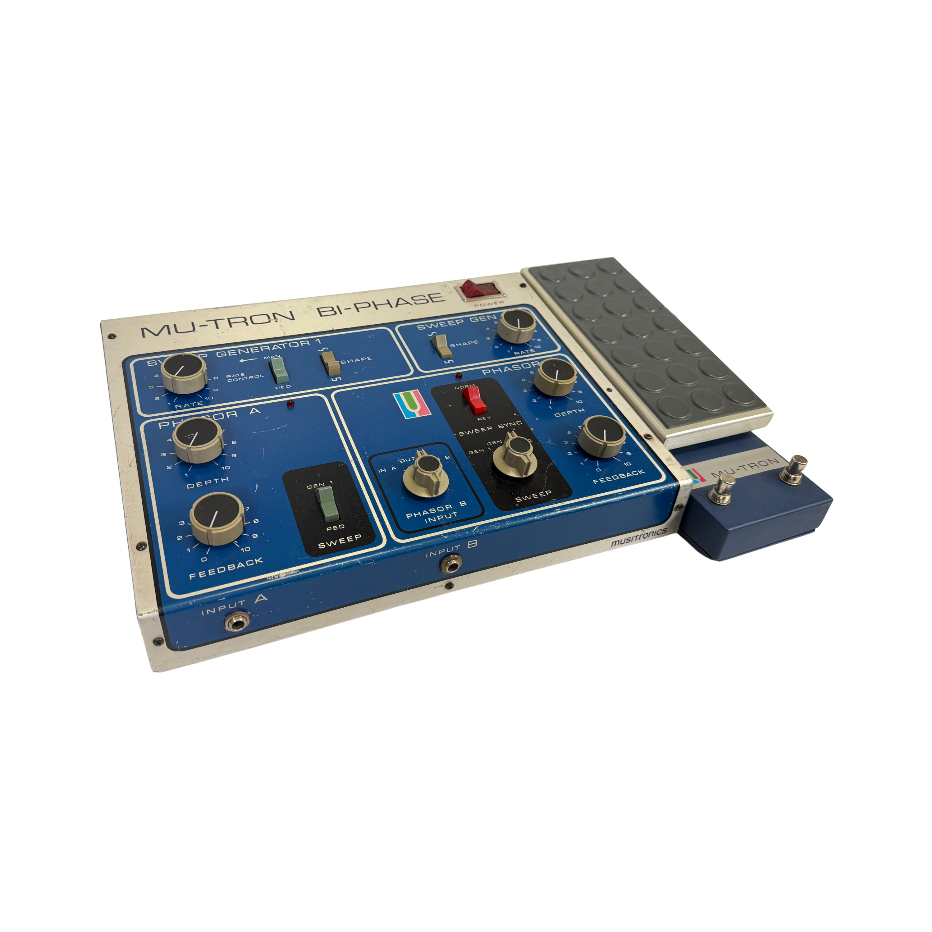 Musitronics Mu-Tron Bi-Phase with C-100 Opti-Pot Pedal _1