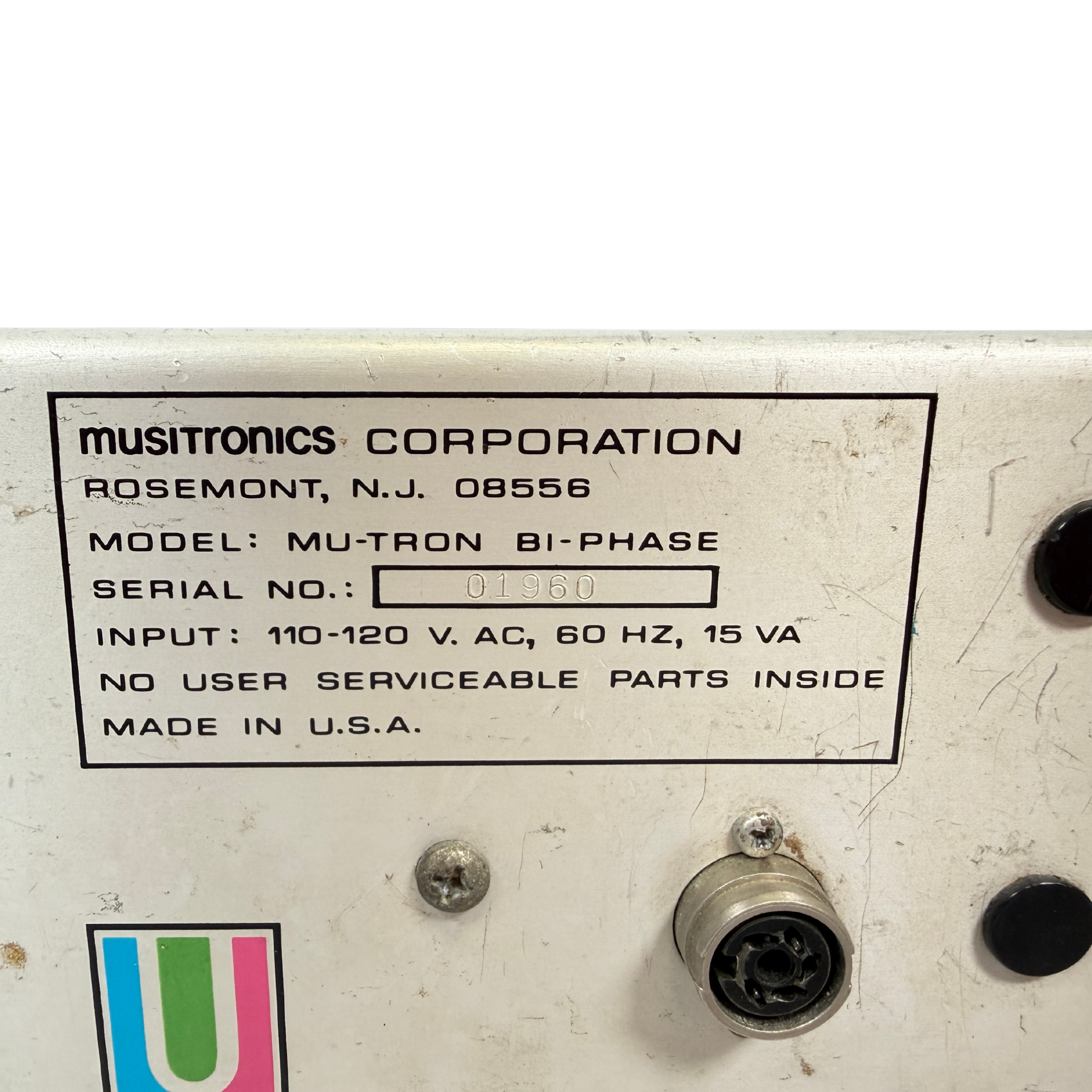 Musitronics Mu-Tron Bi-Phase with C-100 Opti-Pot Pedal _10