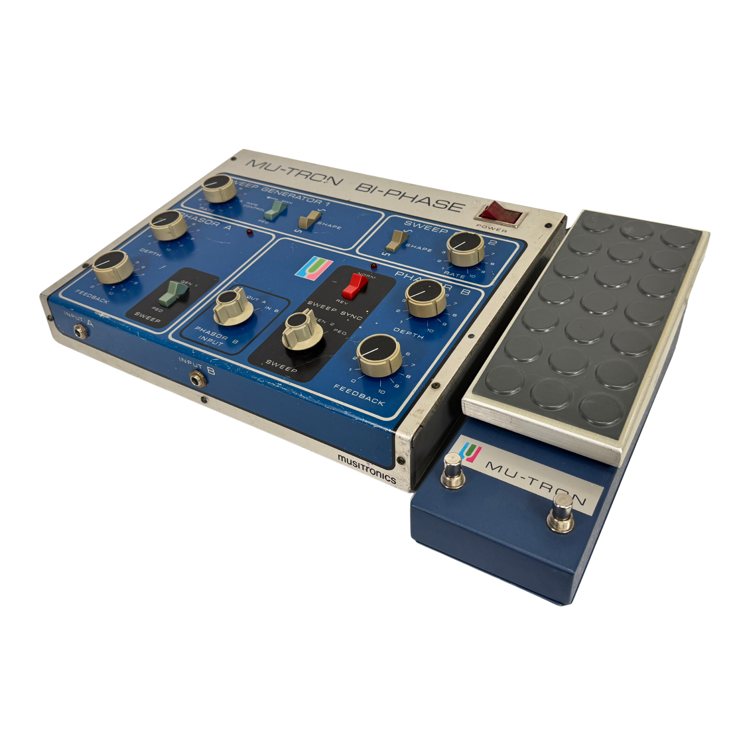 Musitronics Mu-Tron Bi-Phase with C-100 Opti-Pot Pedal _3