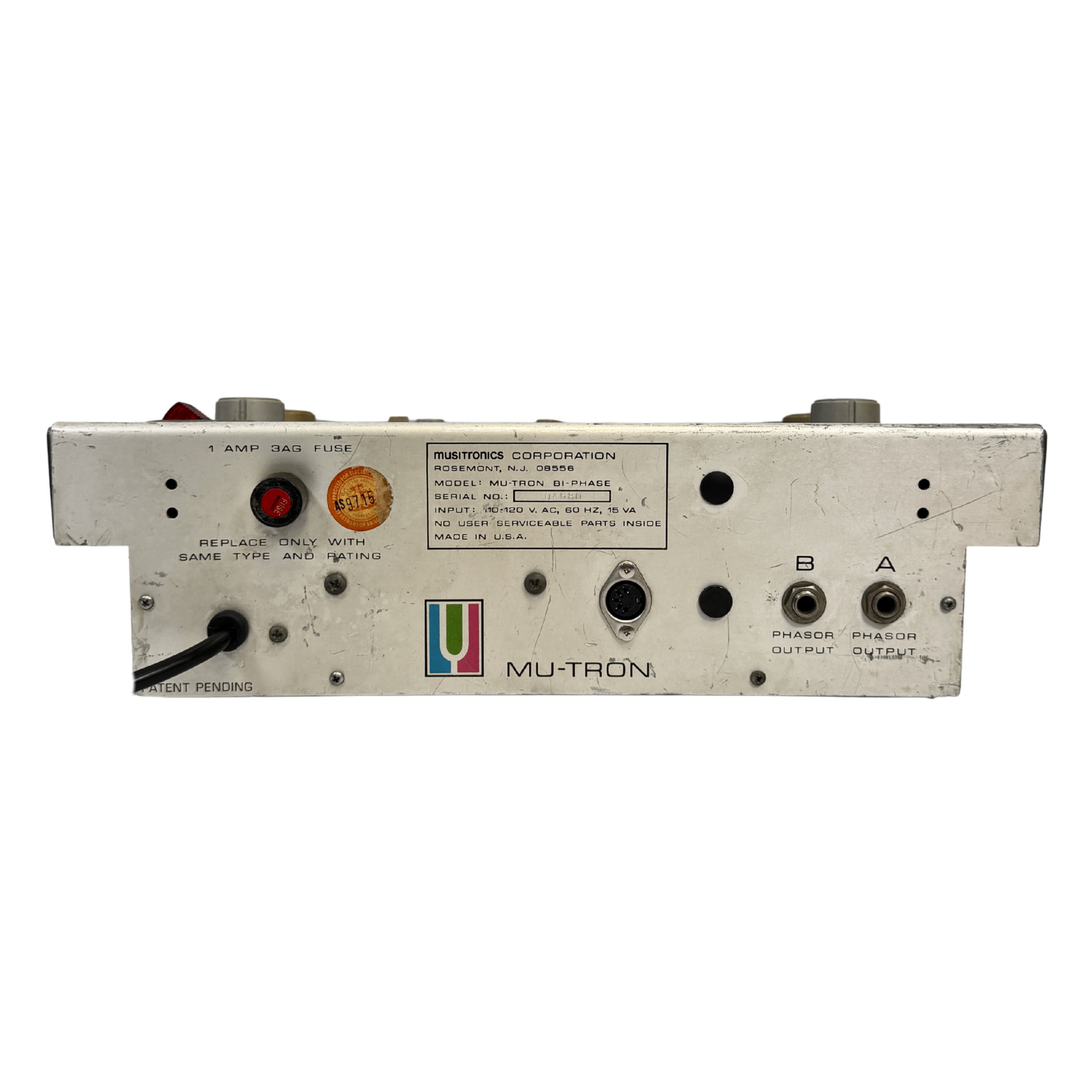 Musitronics Mu-Tron Bi Phase 04680 back