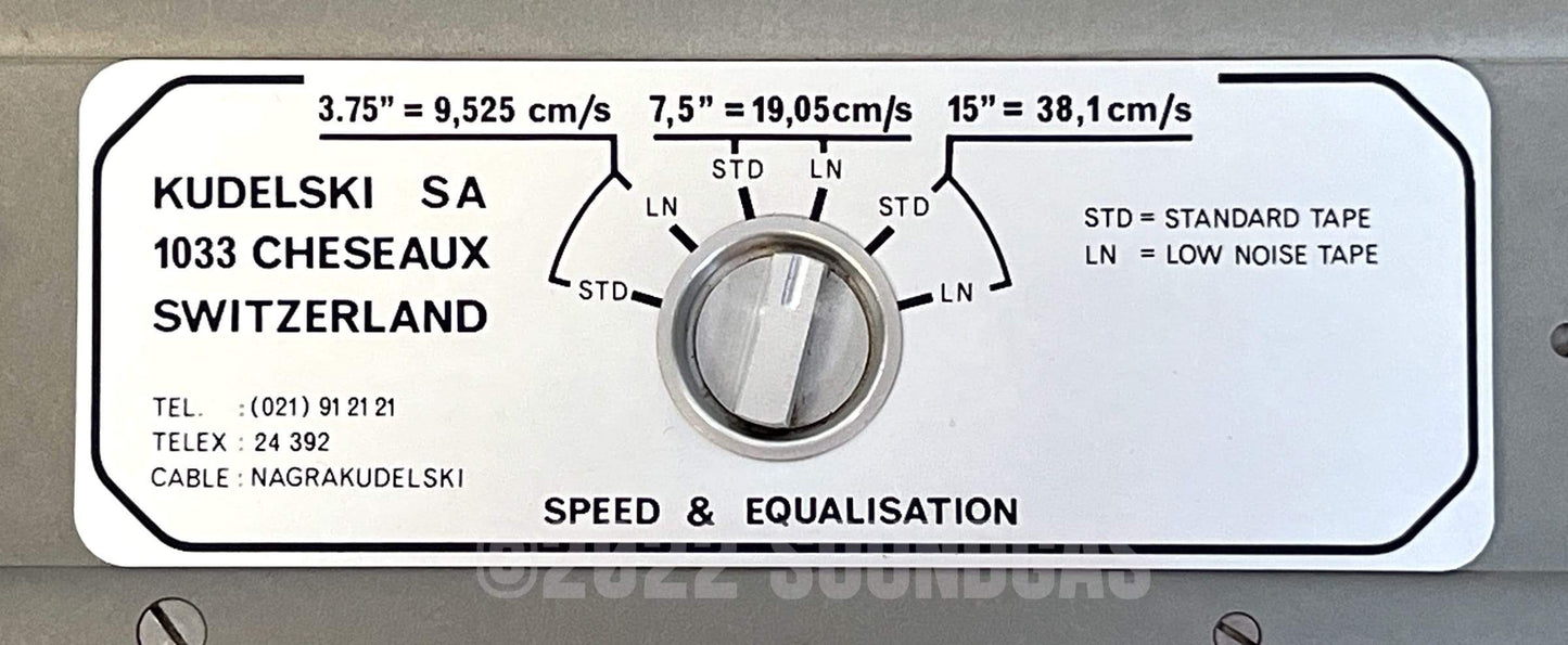 Nagra 4.2 1/4" Recorder