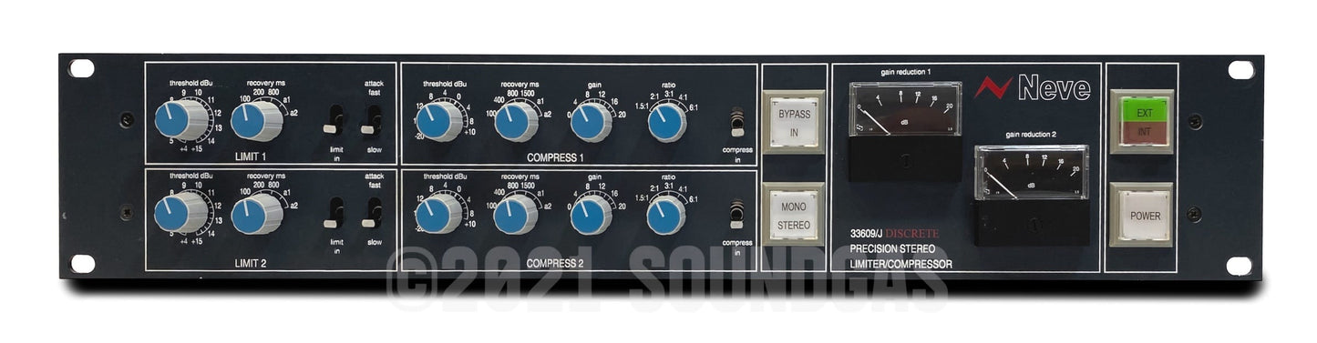 Neve 33609/J Discrete (J/D) Stereo Limiter/Compressor