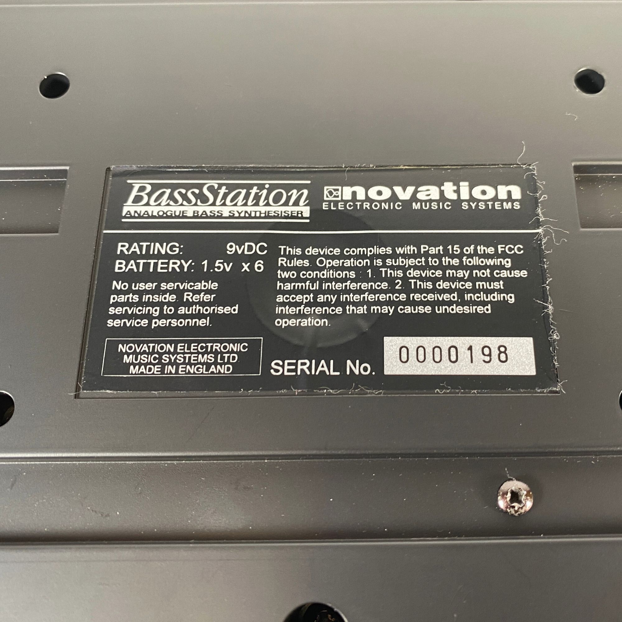 Novation BassStation Serial  (0198)