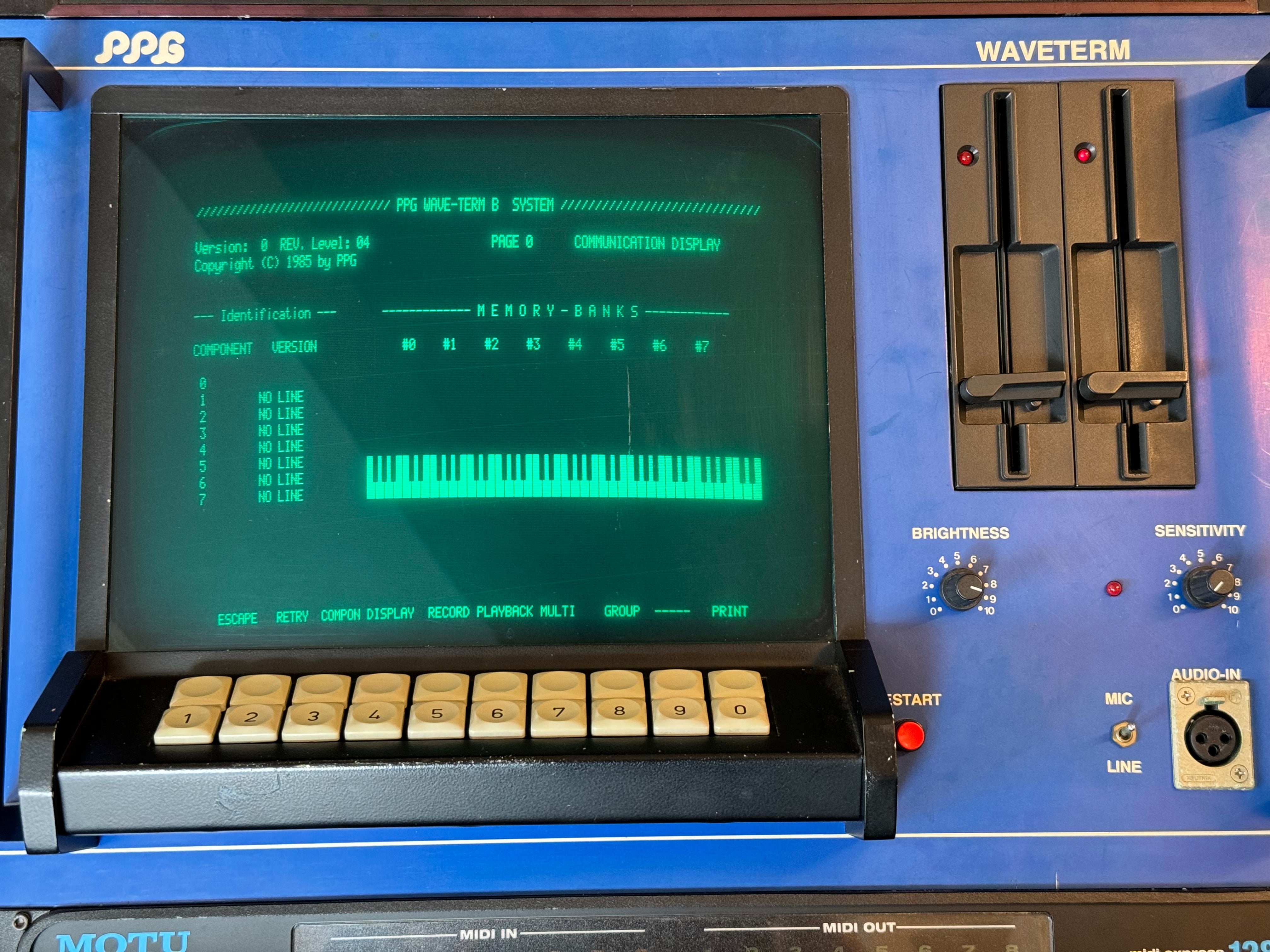 PPG Wave 2.3 Digital Synthesizer with Waveterm B - SN 1442