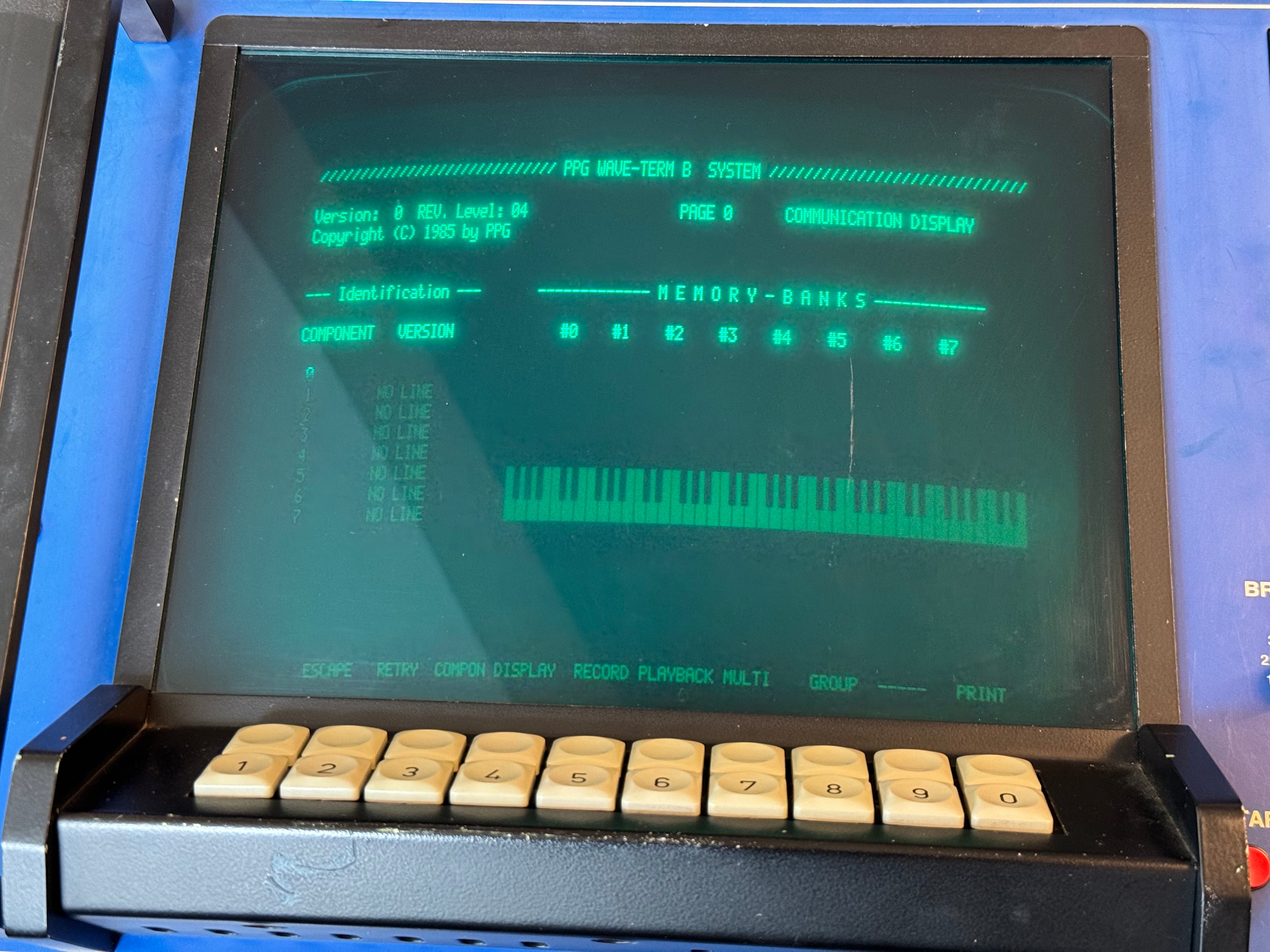 PPG Wave 2.3 Digital Synthesizer with Waveterm B - SN 1442