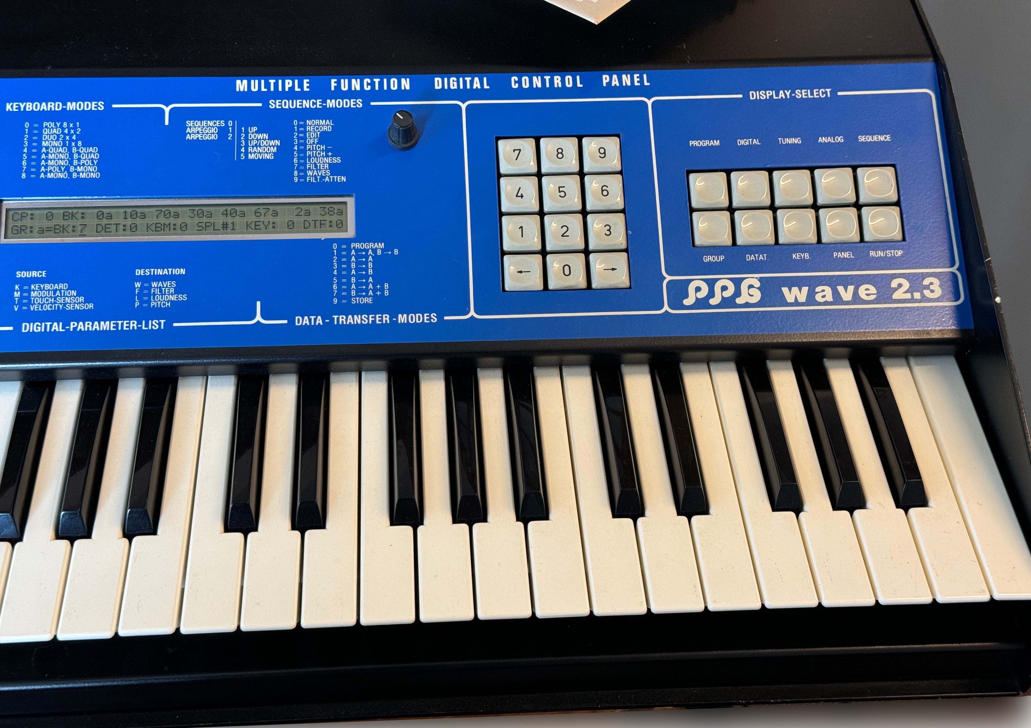 PPG Wave 2.3 Digital Synthesizer with Waveterm B - SN 1442