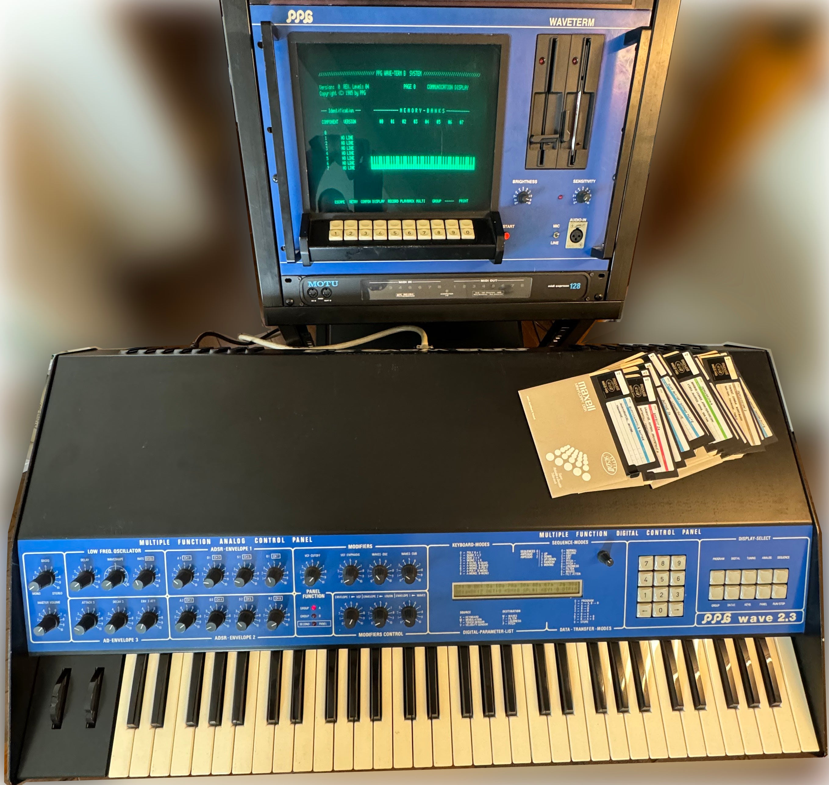 PPG Wave 2.3 Digital Synthesizer with Waveterm B - SN 1442
