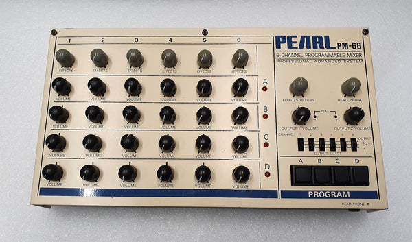 Pearl PM-66 6-CHANNEL MIXER ミキサー Pearl PM-66 6-CHANNEL MIXER ミキサー（中古）【楽器検索デジマート】