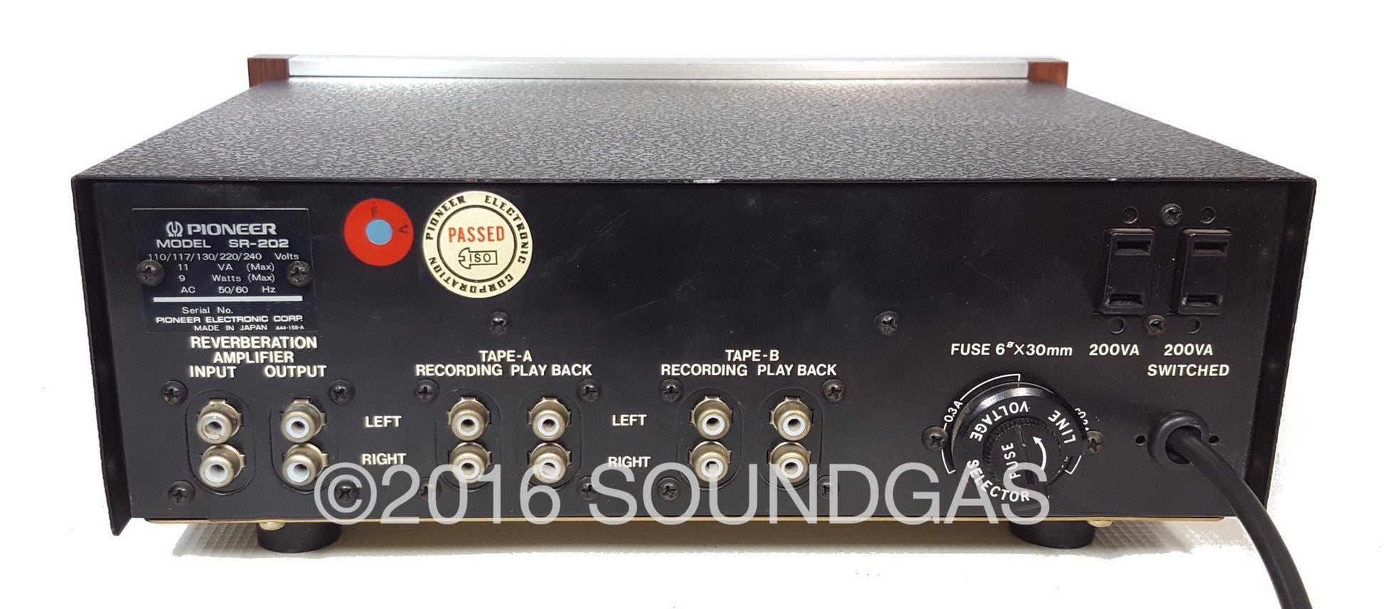 Pioneer SR-202 Spring Reverb