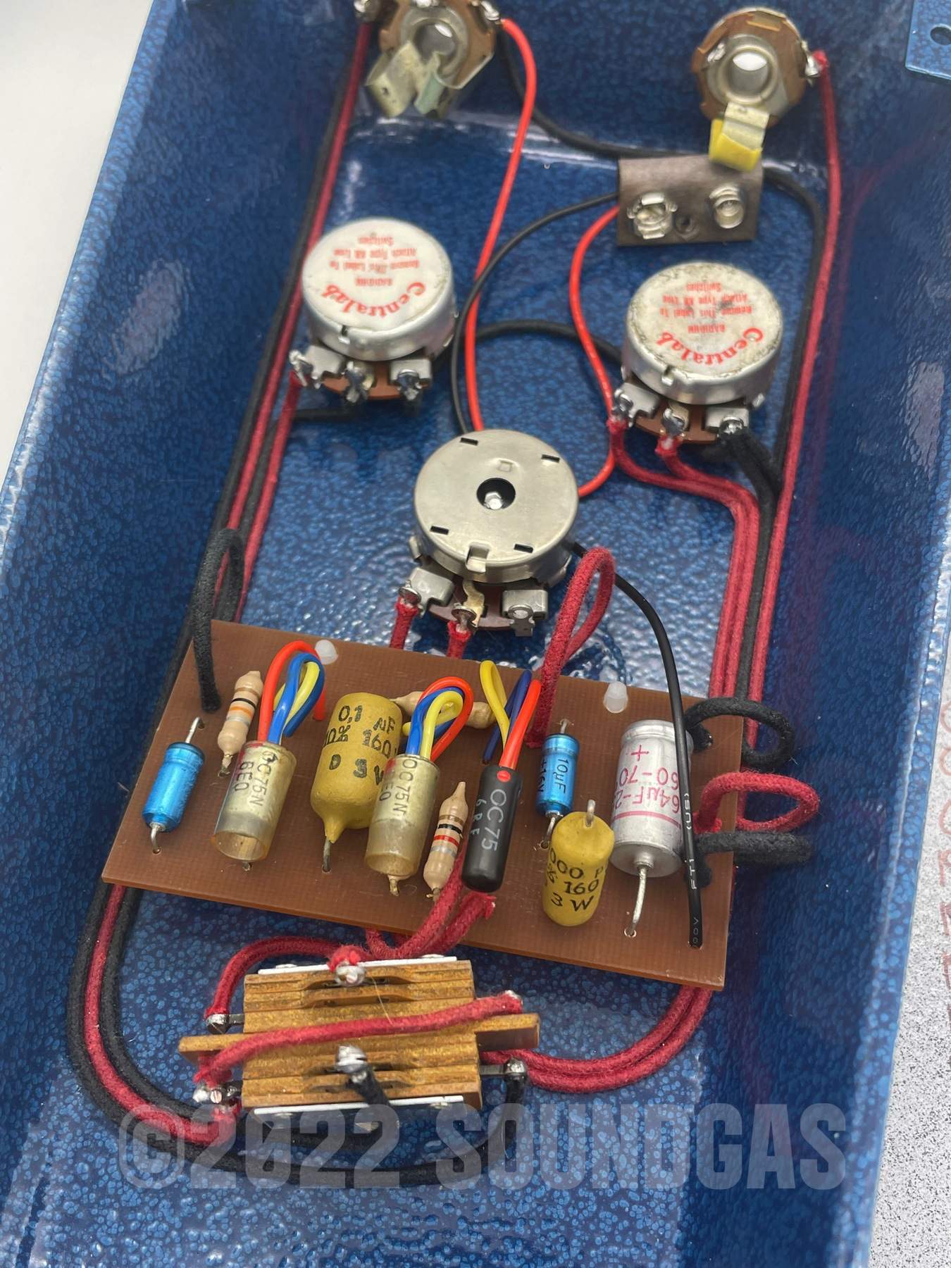 R2R Electric Aged Supa MKII Fuzz Rupert 1964 Norelco