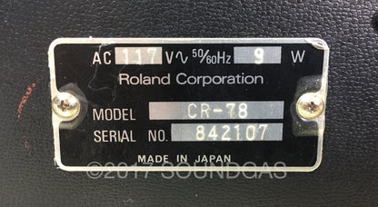 Roland CR-78 CompuRhythm