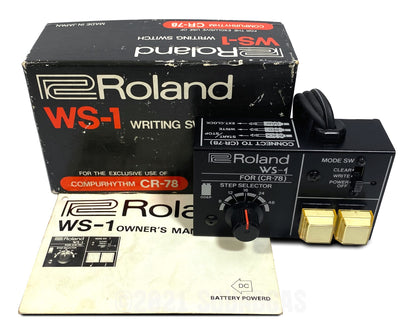 Roland CR-78 & WS-1 (Boxed/Accessories)