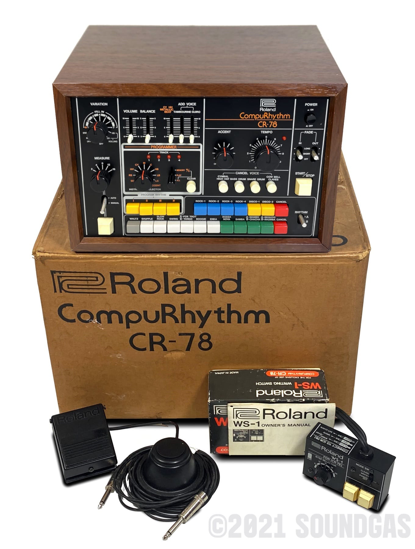 Roland CR-78 & WS-1 (Boxed/Accessories)