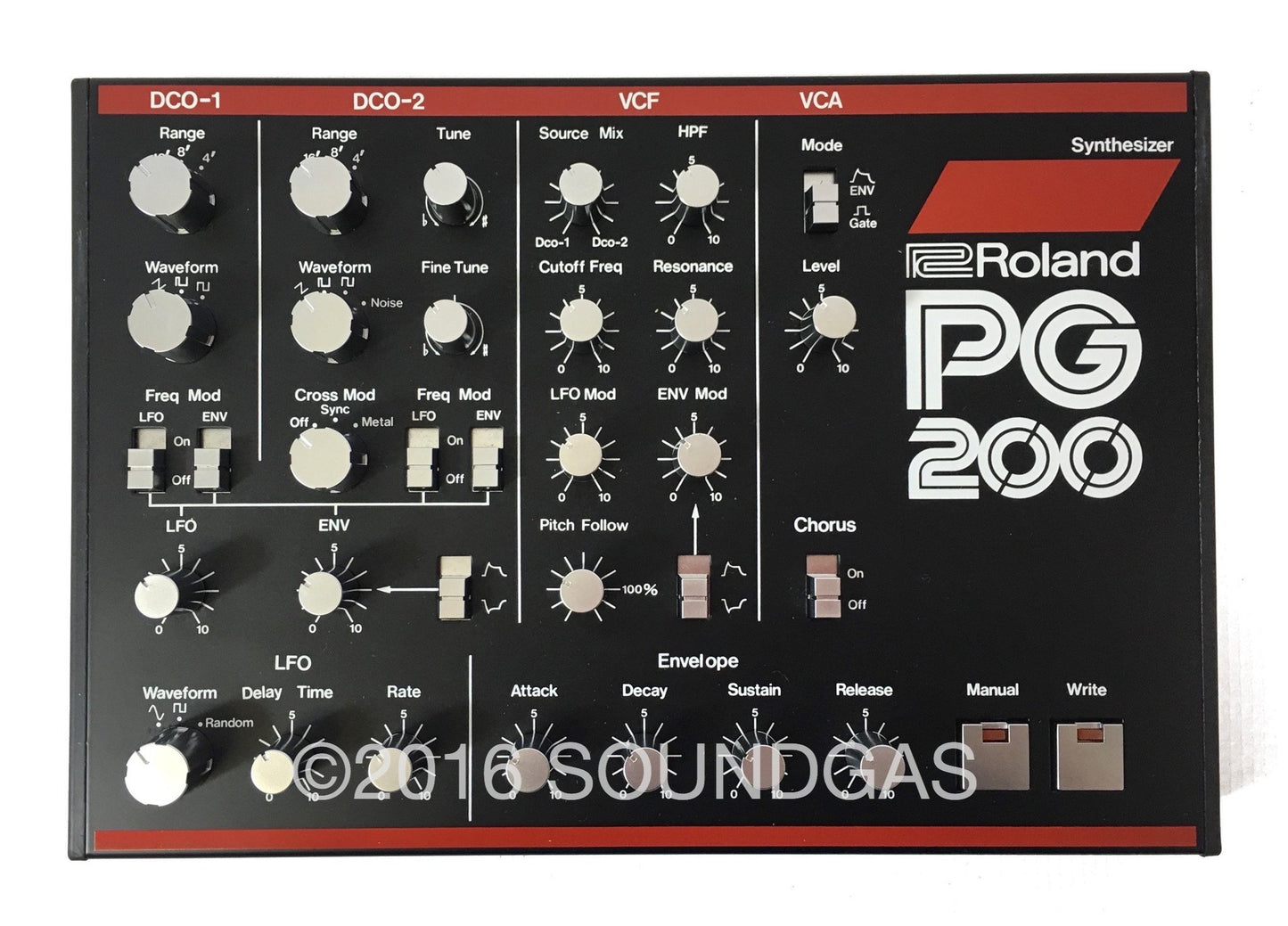 Roland JX-3P with PG-200 Controller