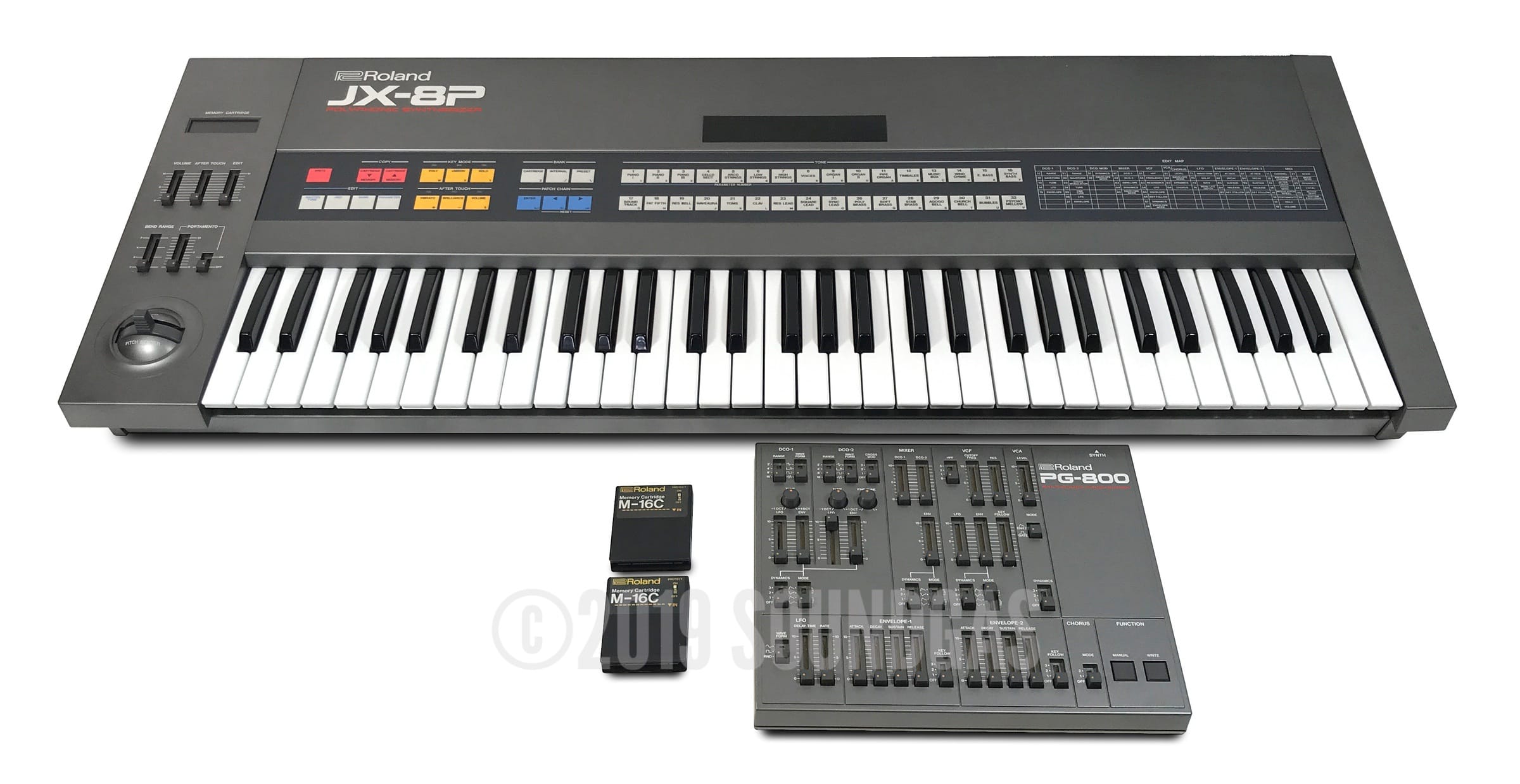 Roland JX-8P & PG-800 Programmer