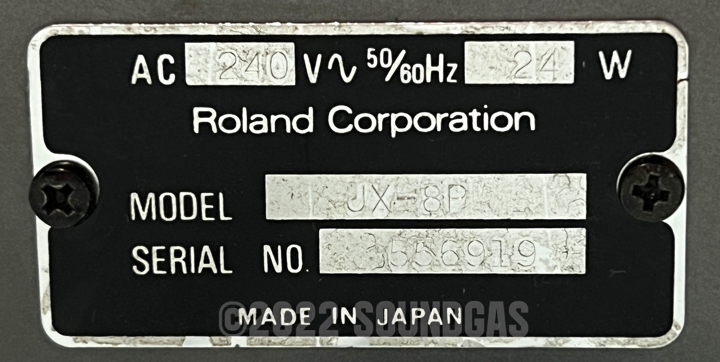 Roland JX-8P & PG-800 Programmer