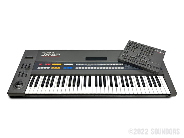 Roland JX-8P + PG-800 シンセサイザー キーボードスタンド付 Roland-JX-8P-PG-800-Programmer