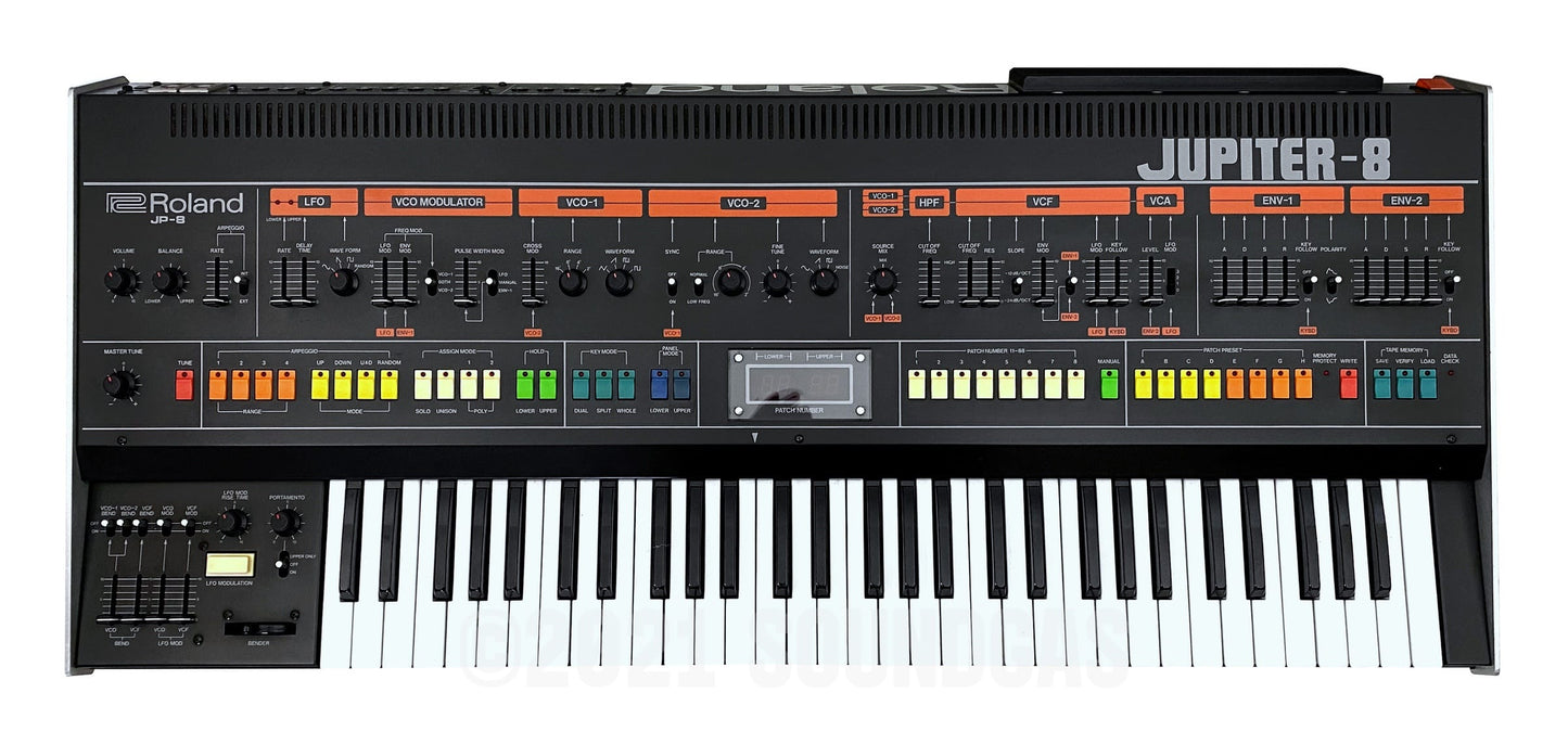 Roland Jupiter-8 with Encore Midi - Stunning Condition