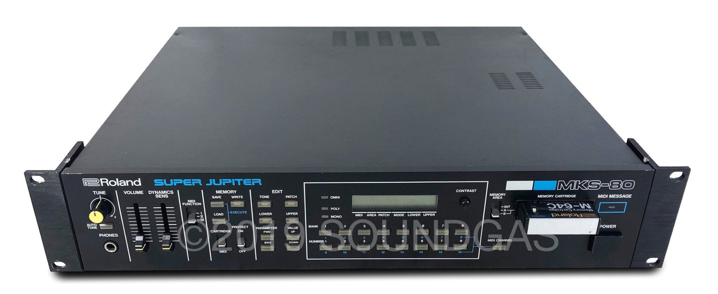 Roland MKS-80 Super Jupiter and MPG-80 Programmer