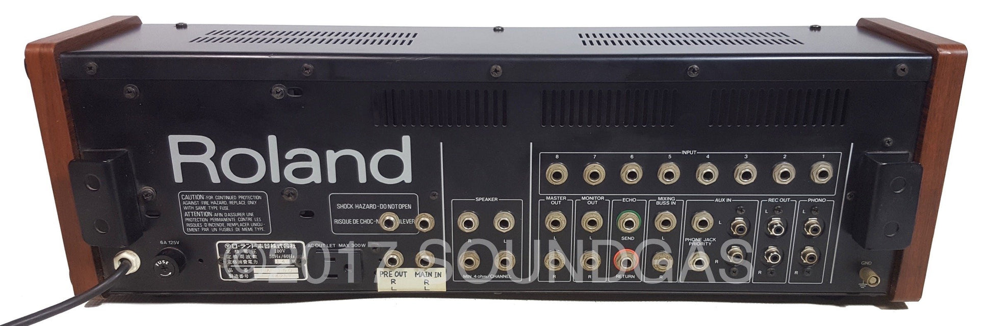 Roland PA-150 Stereo Mixer with Spring Reverb