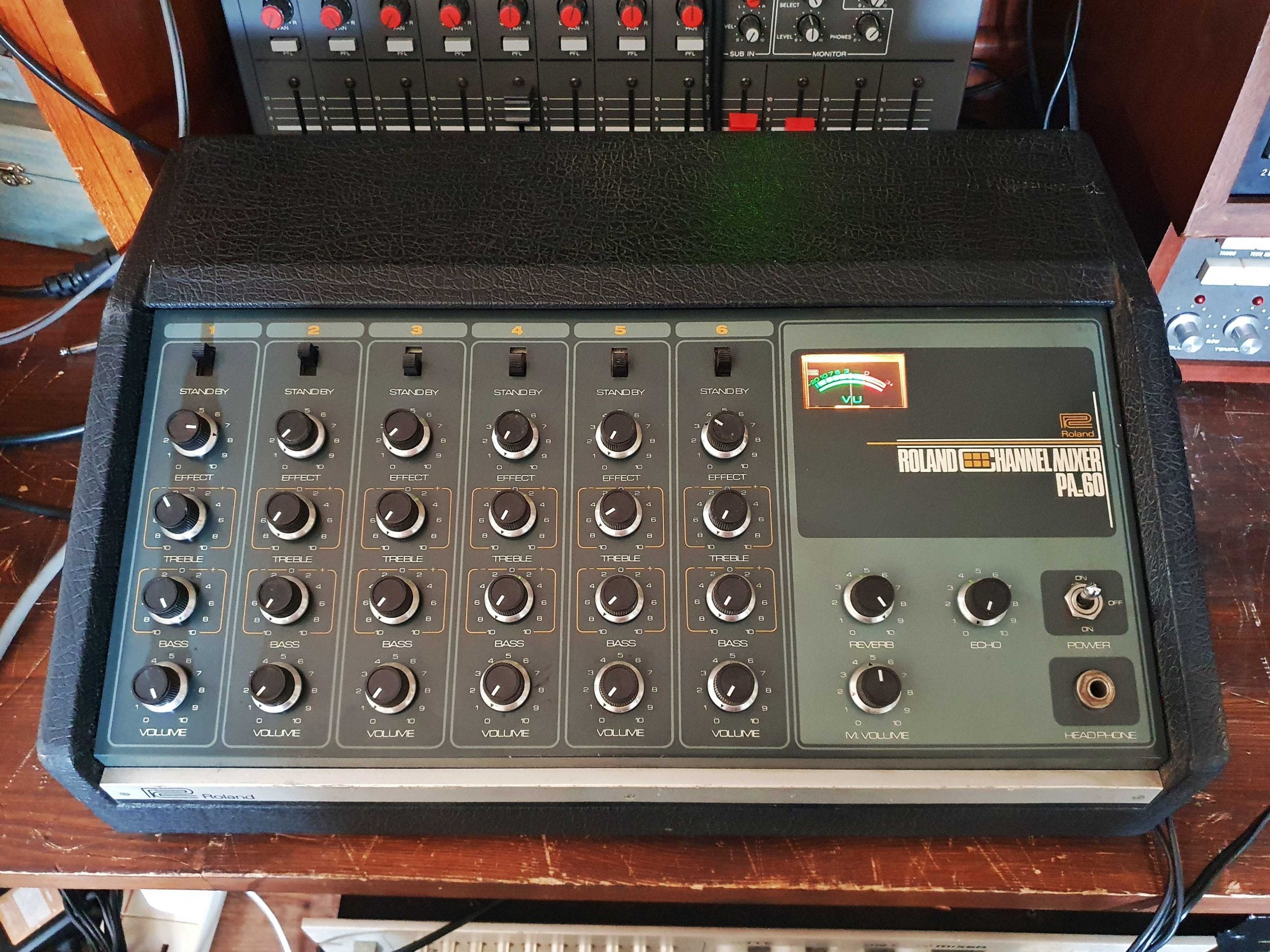 Roland PA.60 Mixer with Spring Reverb FOR SALE – Soundgas