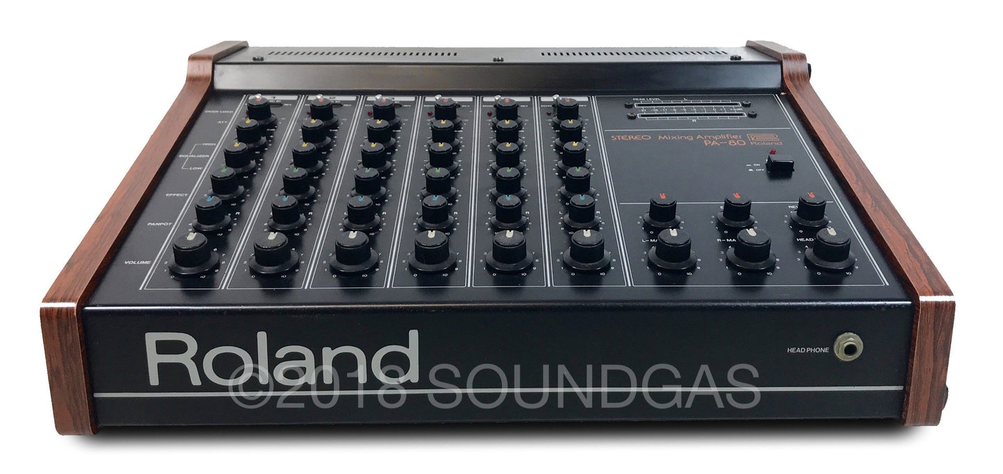 Roland PA-80 Mixer w/ Spring Reverb