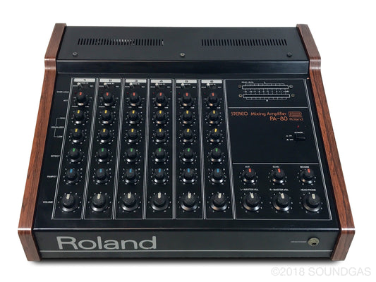 Roland PA-80 Mixer w/ Spring Reverb