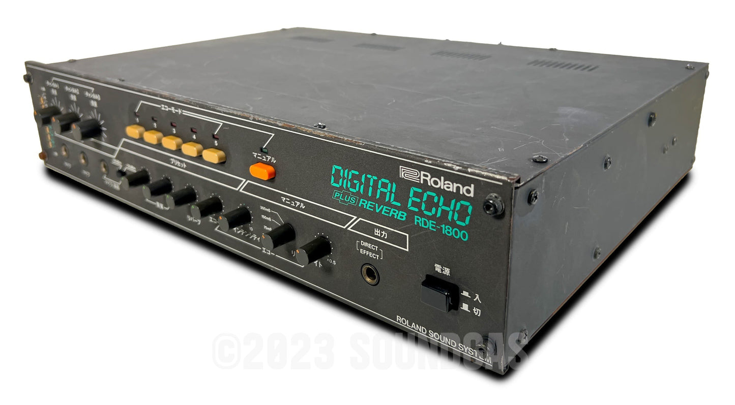 Roland RDE-1800 Digital Echo + Spring Reverb