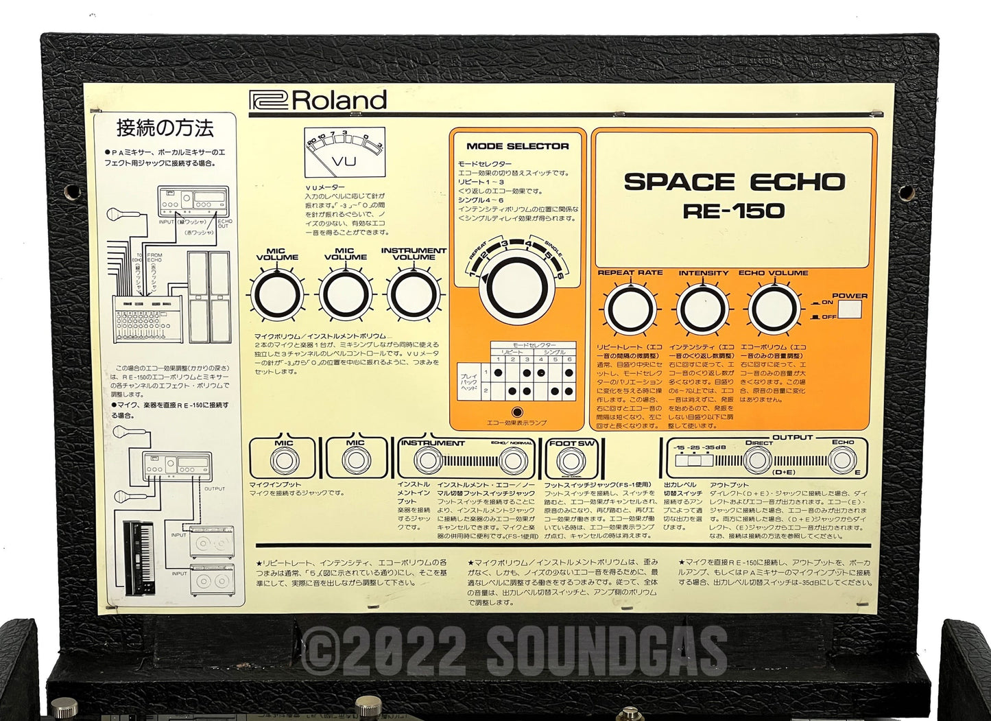 Roland RE-150 Space Echo "RE-201 Mod"