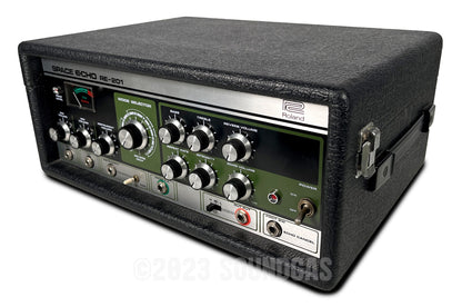 Roland RE-201 Space Echo, Early Preamp Mod, Zero Head Gain