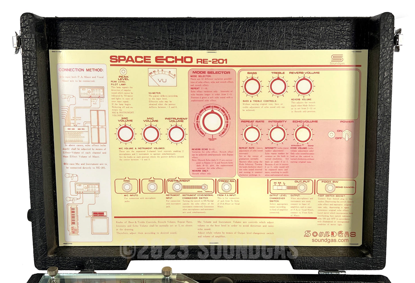 Roland RE-201 Space Echo - Zero Head Gain