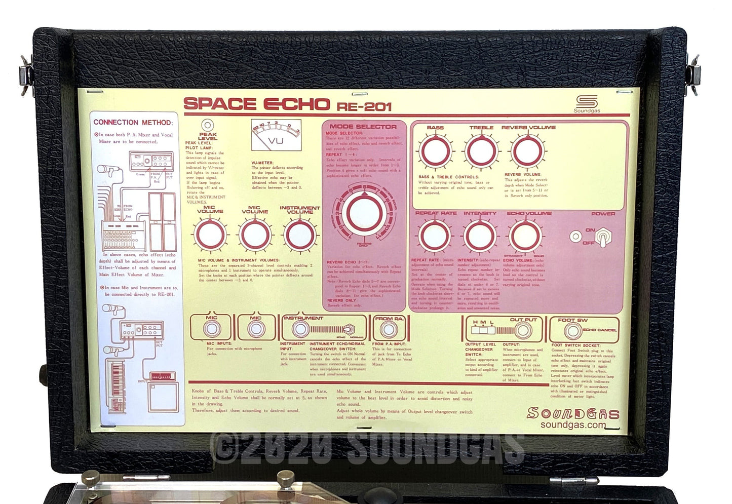 Roland RE-201 Space Echo - Early Preamps