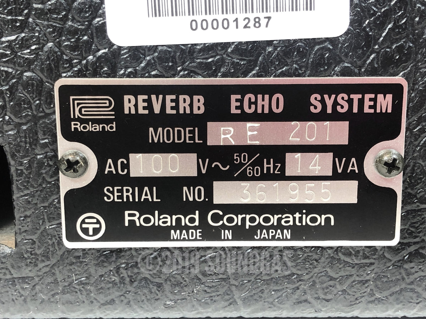 Roland RE-201 Space Echo *Near Mint* - Early Preamps