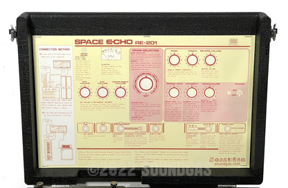 Roland RE-201 Space Echo, Early Preamp Mod, Zero Head Gain