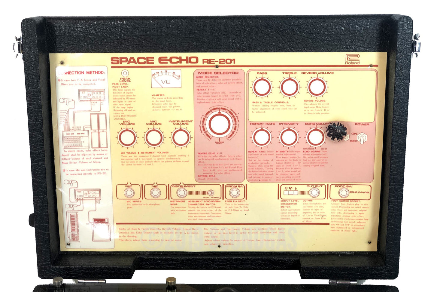 Roland RE-201 Space Echo - Early Preamps