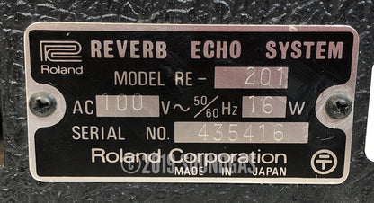 Roland RE-201 Space Echo - Early Preamps