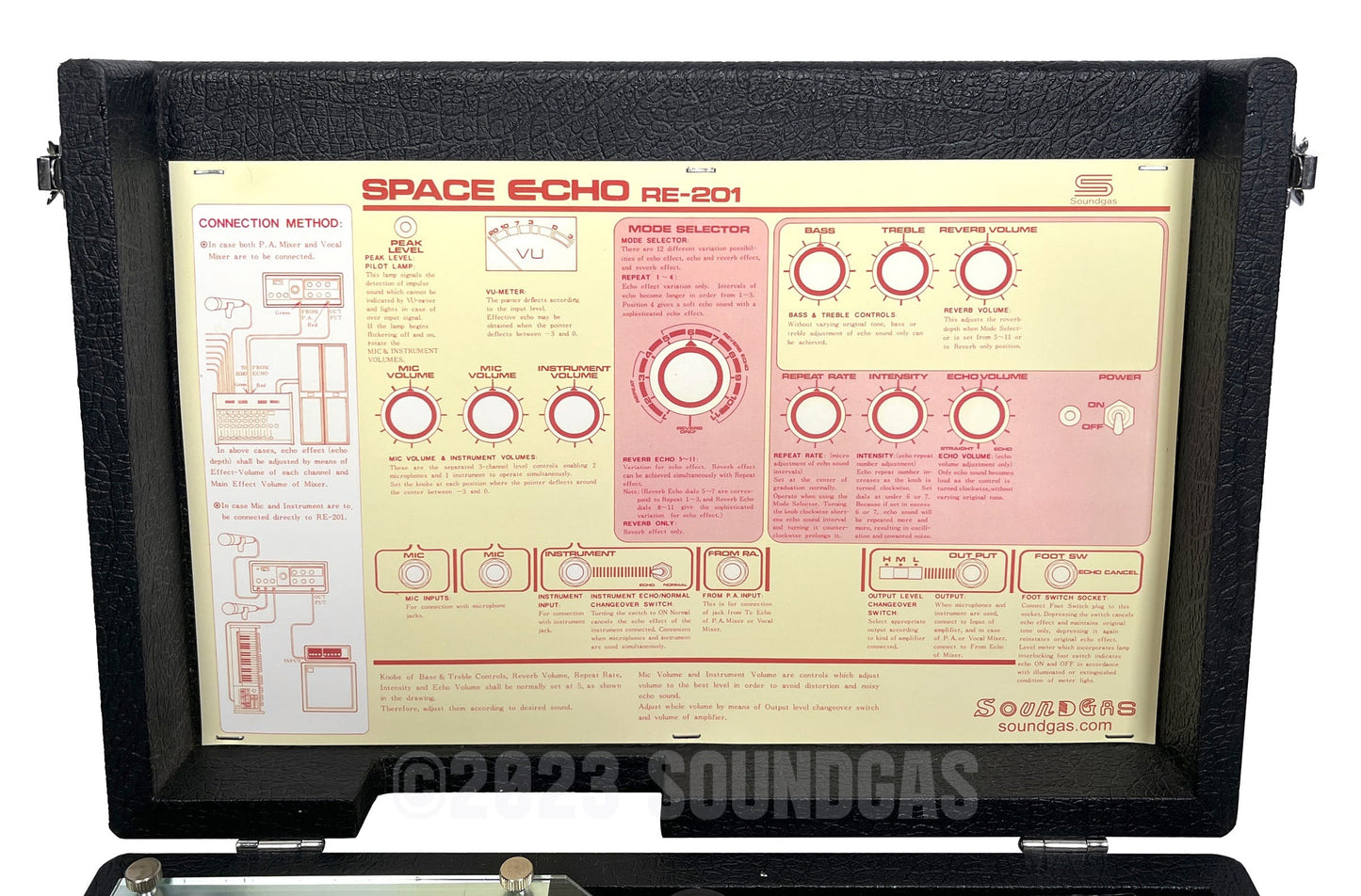 Roland RE-201 Space Echo, Early Preamps - Near Mint, Zero Head Gain